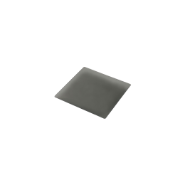 Assiette Fluid' grise 200x200 mm