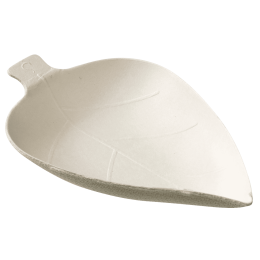 Ciotolina Foglia in polpa di canna da 92 x 61 x 17 mm