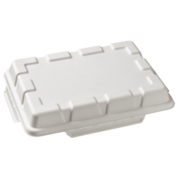 Coperchio in polpa per vassoio a 5 scomparti