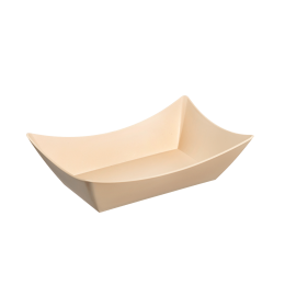 Barquette Snacking LOOP PP beige clair 500 ml