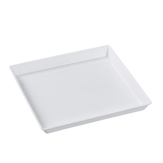 Assiette Quartz PP blanc 160x160 mm