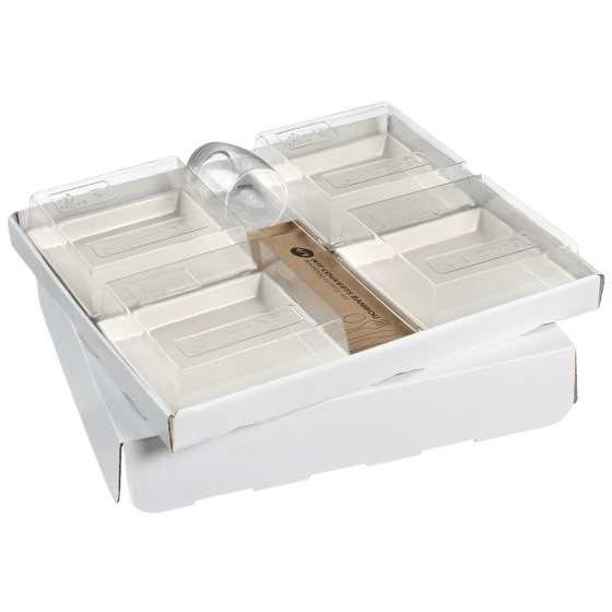 Base montata Ecokraft compatto bianco brillante 331x284x30mm