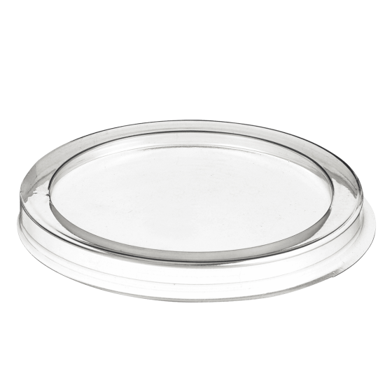 Couvercle pour pot en carton ou fibre de bambou 105 ml