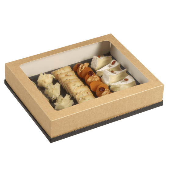 Vassoio Fenix nero opaco 325x265 mm (1/2 GN)