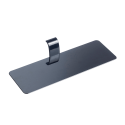 Alzata per pasticceria Palet' rettangolare nera 130x45 mm