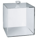 Cubo in PMMA da 250 x 250 mm con coperchio
