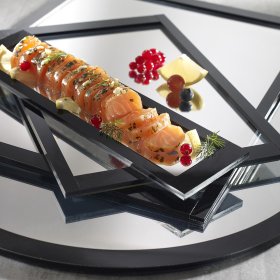Plateau Infinity en PMMA 300x76 mm