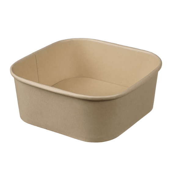 Barquette Lingot fibre de bambou 1500 ml