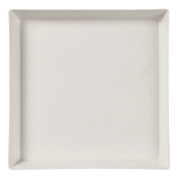 Assiette Quartz pulpe de canne 160x160 mm