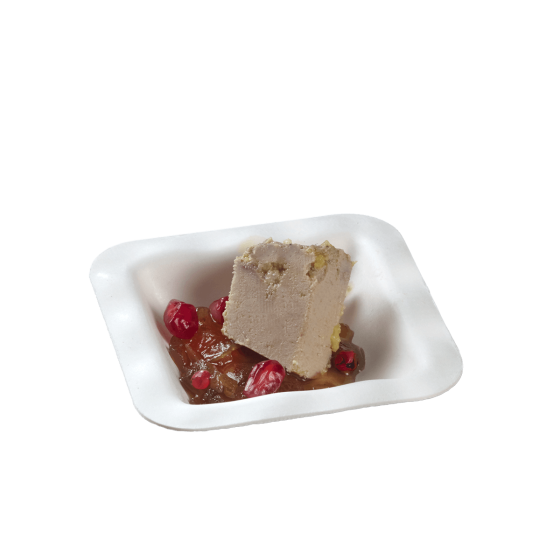 Ciotolina Pasta Raviole carrée in polpa di canna 26 ml