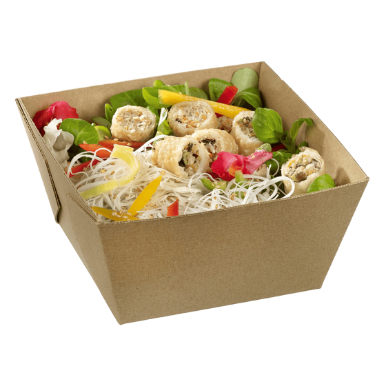 Vaschetta Quartz alta di carta laminata da 1.500 ml