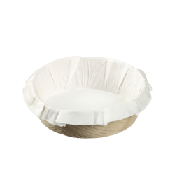 Cercle bois avec papier cuisson Ø140 mm