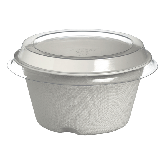 Pot Bodega 180 ml pulpe de canne blanche laminée EVOH sans PFAS