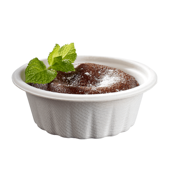 Ramequin strié pulpe de canne 120 ml par 50 C&C sans PFAS