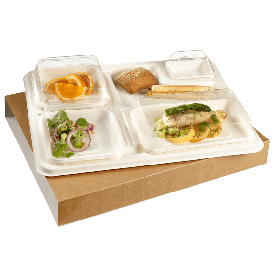 Plateau Natura 5 compartiments 390x300x20 mm sans PFAS
