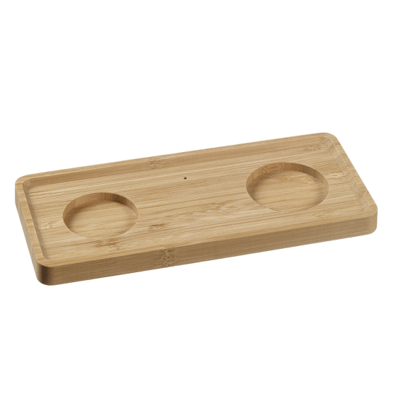 Plateau Le Gourmand 230x100mm, 2 empreintes Ø50/56 mm